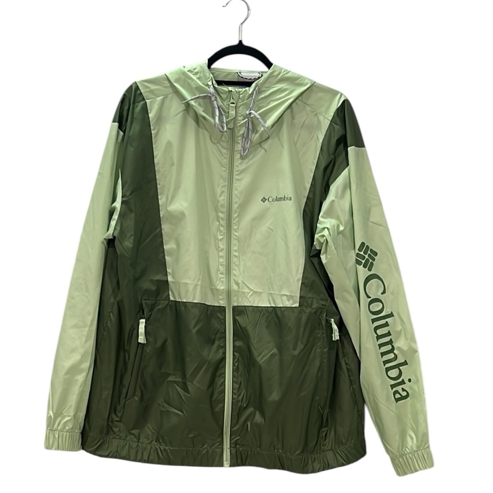 Columbia Green Windbreaker Jacket NWOT BOX22